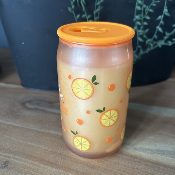 Candle Glass Jar Orange Soda - Picture 5 of 5